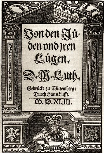 Geschrift van Luther (1543): "Van de Joden en hun leugens"
